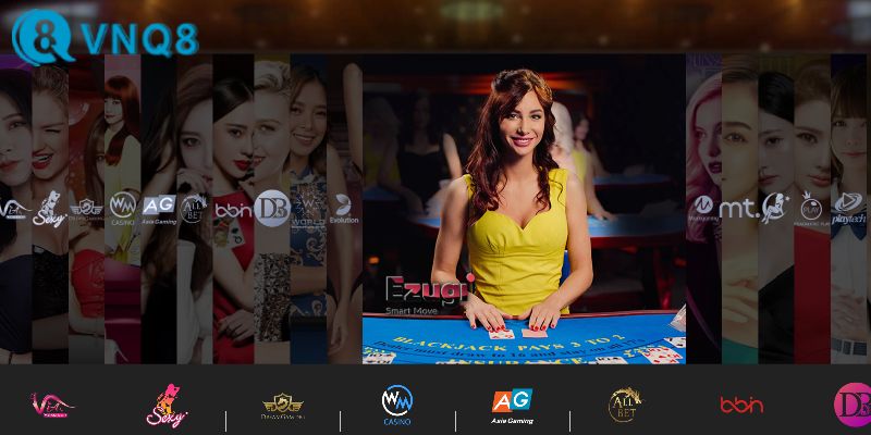 Tìm hiểu về sảnh game casino VNQ8